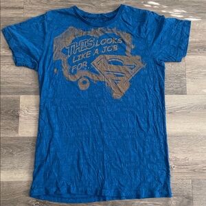 Superman Graphic T-Shirt “This Looks Like a Job for Superman”  Unisex